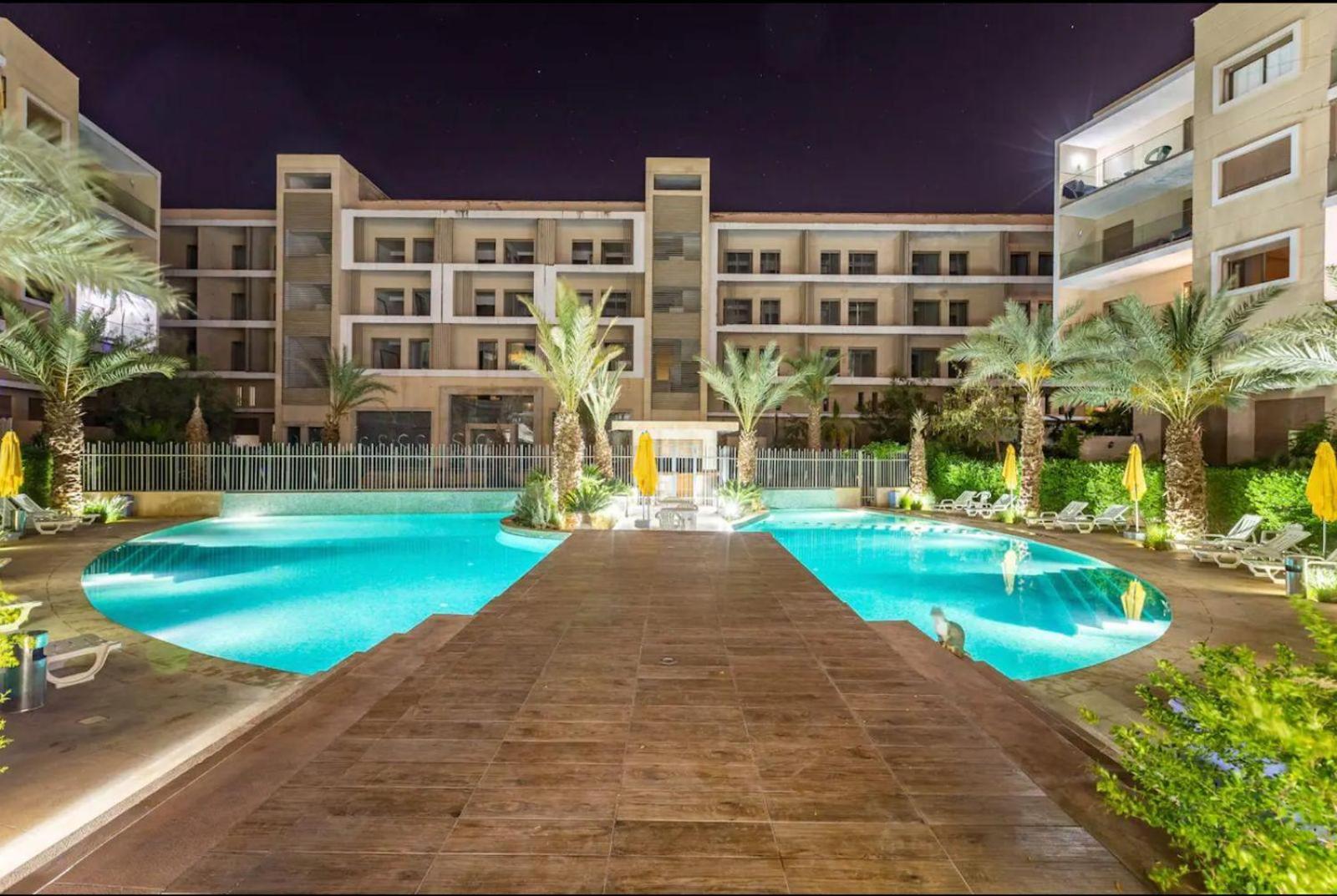 Appartement Luxueux Avec Piscine 10 Minutes Du Centre Ville Marraquexe Exterior foto